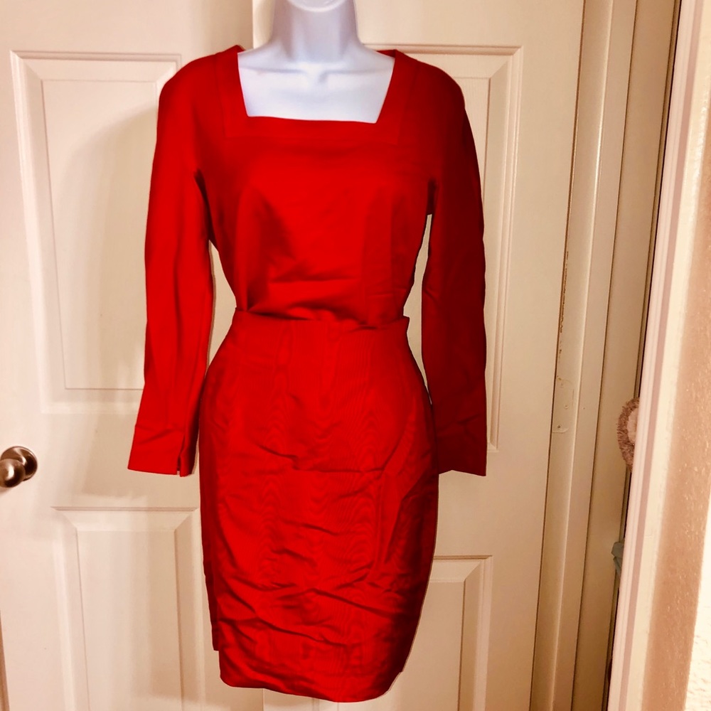 Authentic Gianni Versace 2piece silk top & skirt